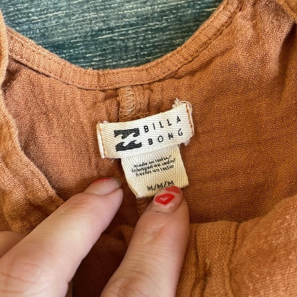 Billabong Day Dream Cotton Gauze Jumpsuit Romper - Picture 11 of 11